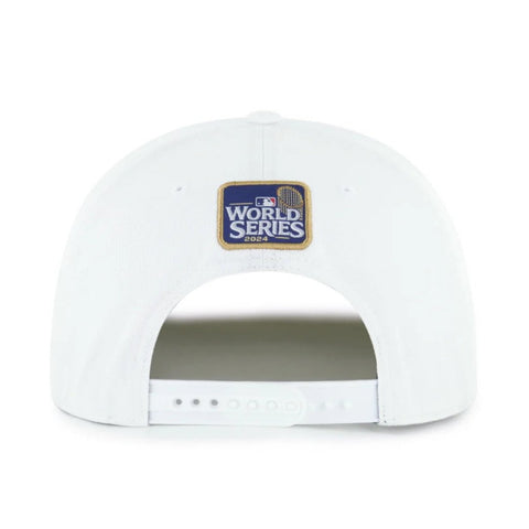 47 Brand Los Angeles Dodgers 2024 World Series Champions Alley Hitch Snapback Hat - White