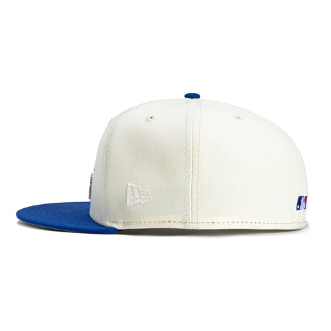 New Era 59Fifty Los Angeles Dodgers 2024 World Series Champions Patch Logo Hat - White, Royal