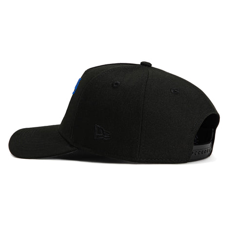 New Era 9Forty A-Frame Los Angeles Dodgers Shohei Ohtani 50/50 Patch Snapback Word Hat - Black, Royal