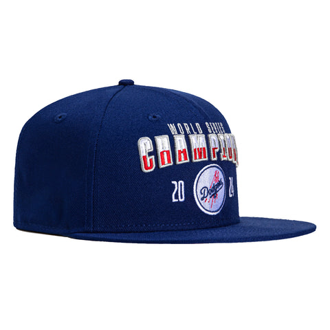 New Era 9Fifty A-Frame Los Angeles Dodgers 2024 World Series Champions Snapback Hat - Royal