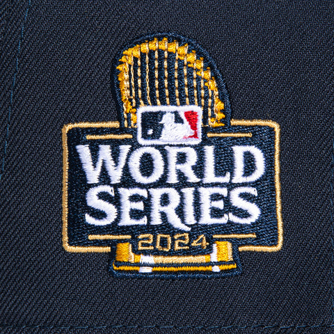 New Era 9Fifty Los Angeles Dodgers 2024 World Series Patch Snapback LAD Hat - Navy