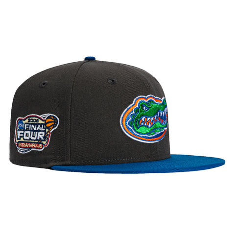 New Era 59Fifty Florida Gators 2006 Final Four Patch Hat - Graphite, Royal