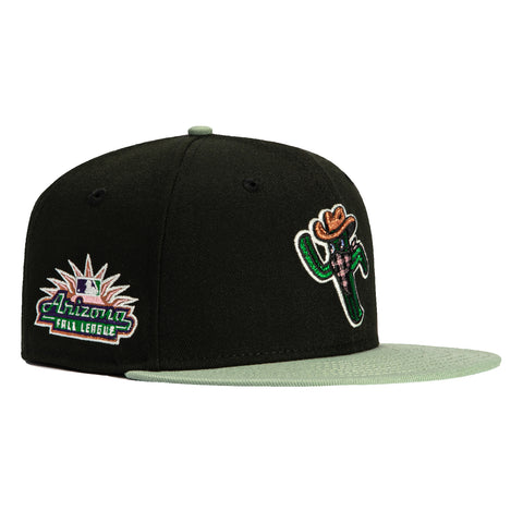 New Era 59Fifty Surprise Saguaros Arizona Fall League Patch Hat - Black, Everest Green