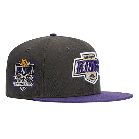 New Era 59Fifty Los Angeles Kings 2002 All Star Game Patch Hat - Graphite, Purple