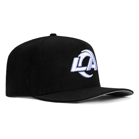 New Era 9Fifty A-Frame Los Angeles Rams Snapback Hat - Black, White