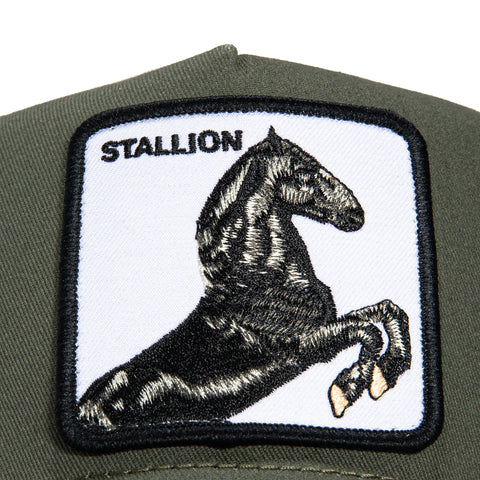 Goorin Bros Stallion Adjustable Snapback Trucker Hat - Olive