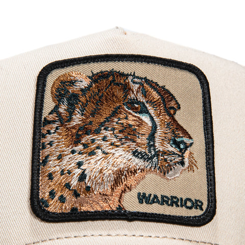 Goorin Bros Warrior Cheetah Adjustable Snapback Trucker Hat - Tan, Brown