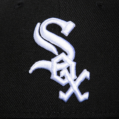 New Era 59Fifty Chicago White Sox 2005 World Series Patch Game Hat - Black