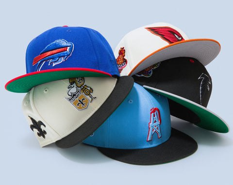 San Antonio Spurs Mitchell & Ness Hot Pink/Teal Bill and Orange Bottom With  35th Anniversary Fitted Hat
