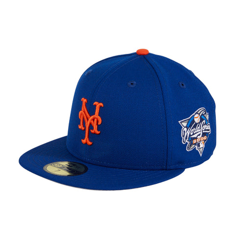 New Era 59Fifty New York Mets 2000 World Series Patch Game Hat - Royal