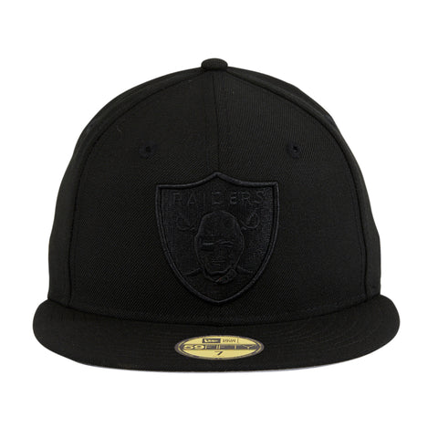 New Era 59Fifty Las Vegas Raiders Hat - Black, Black – Hat Club