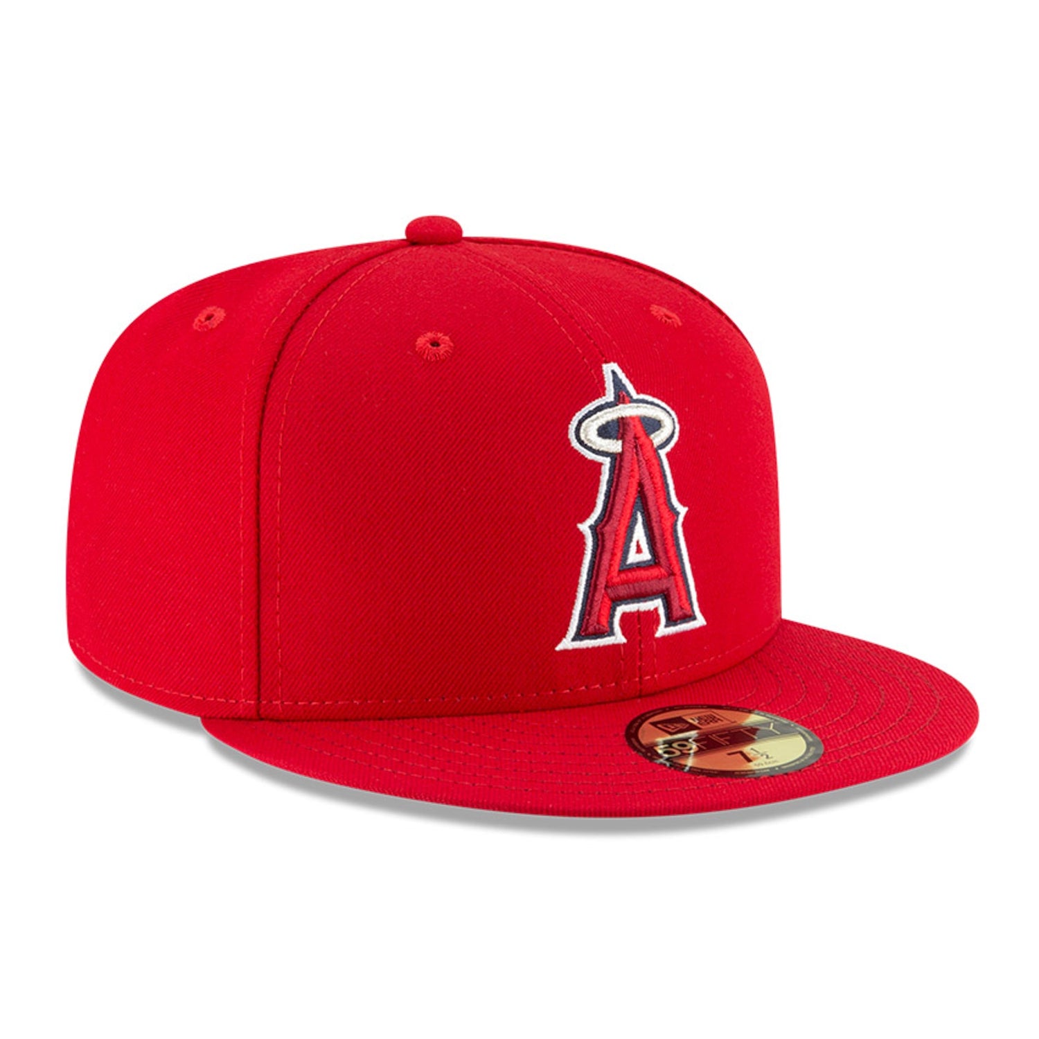 New Era 59Fifty Authentic Collection Los Angeles Angels Game Hat - Red ...
