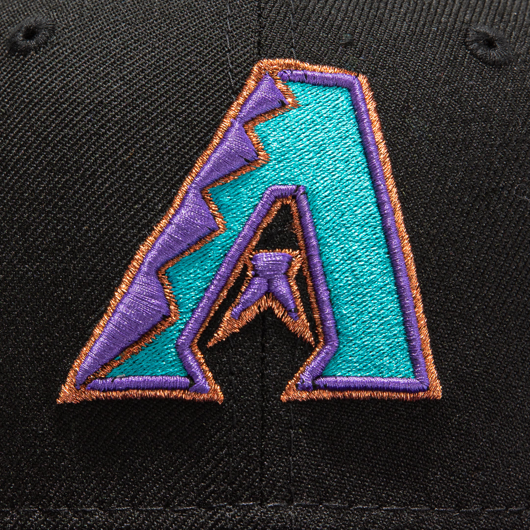 Hat Club ARIZONA DIAMONDBACKS INAUGURAL PATCH JERSEY HAT- PURPLE TEAL size 7 hot 1/2