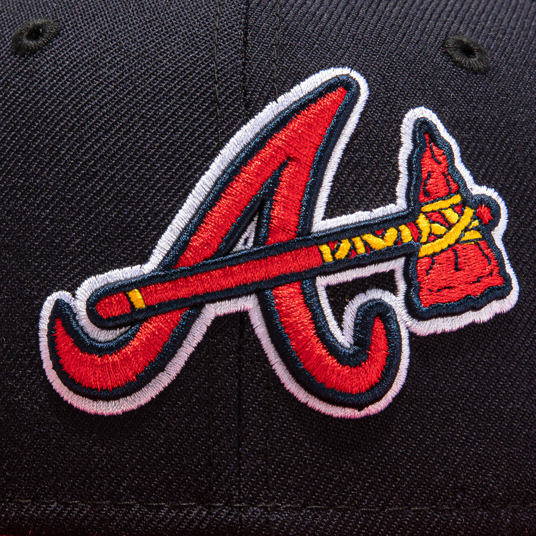 New Era 59Fifty Retro On-Field Atlanta Braves Alternate Hat - Navy, Re ...