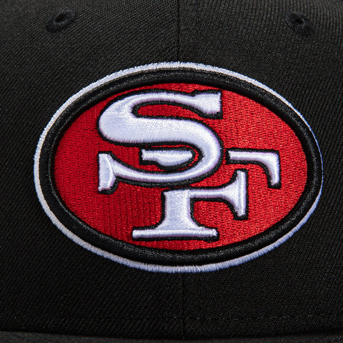 New Era 9Fifty San Francisco 49ers Snapback Hat - Black – Hat Club