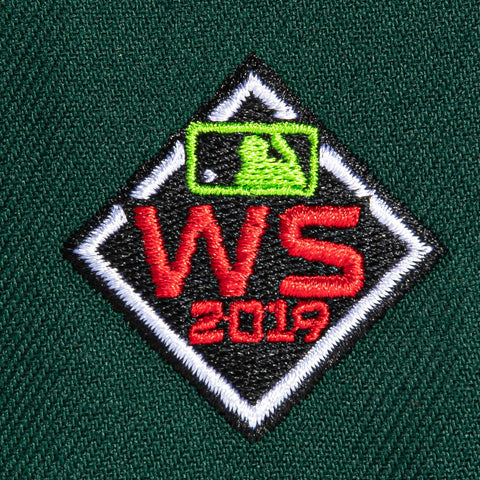 New Era 59FIFTY Watermelon Washington Nationals 2019 World Series Patch Hat - Green, White Green / 6 7/8