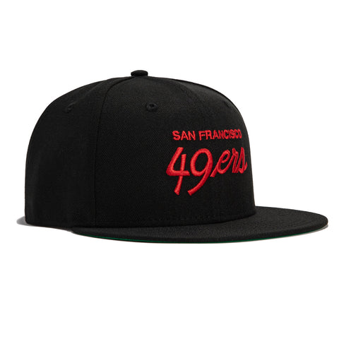 New Era Shoe Palace Exclusive San Francisco 49ers Script 9Forty Trucker Mens  H 70772195