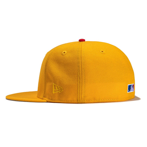 New Era x Hat Club Exclusive Cereal Pack Bonus Flavors Philadelphia Phillies Veterans Stadium Patch 59FIFTY Fitted Hat Gold