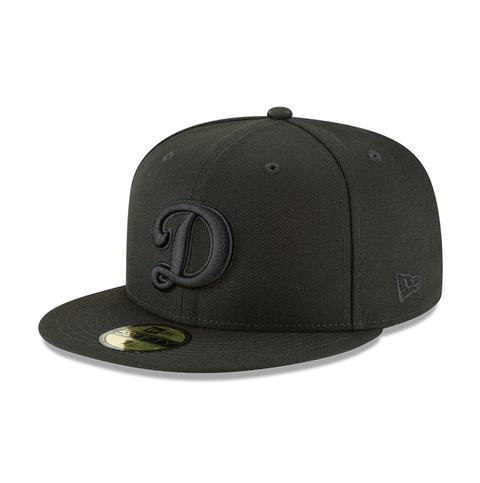 New Era 59Fifty Los Angeles Dodgers D Hat - Black, Black