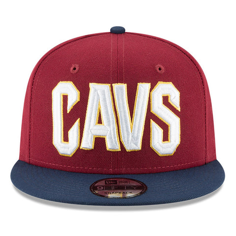 Cleveland Cavaliers New Era Neon Pop 9FIFTY Snapback Hat - Black