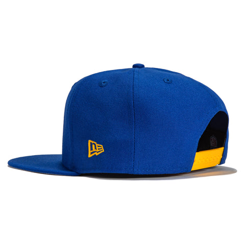 Los Angeles Rams New Era Retro 9FIFTY Snapback Hat - White/Royal