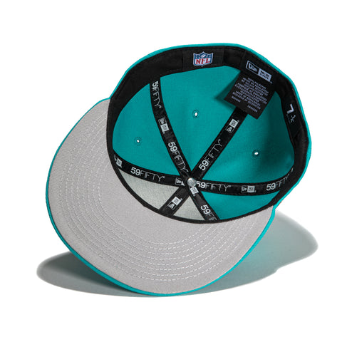 New Era Miami Dolphins Throwback Black Crimson Collection 59Fifty