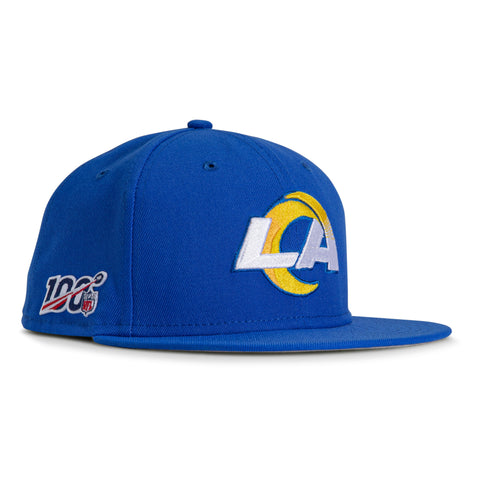 New Era Khaki/Royal Los Angeles Rams Super Bowl Champions Patch 59FIFTY Fitted Hat