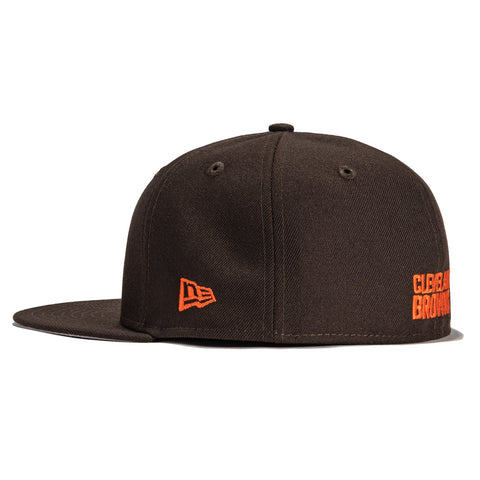 New Era 59FIFTY Cleveland Browns 75th Anniversary Patch Hat - Brown Brown / 7