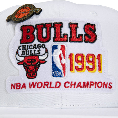 Mitchell & Ness Chicago Bulls 1991 NBA Finals T-Shirt -  Black/Red/Royal/White