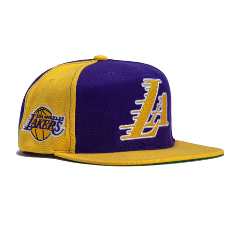 Los Angeles Lakers Yellow Mitchell & Ness Snapback Hat