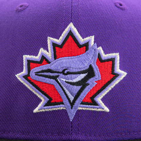 New Era 59FIFTY T-Dot Los Angeles Angels 25th Anniversary Patch Hat - Purple, Black, Red Purple/Black/Red / 7 5/8