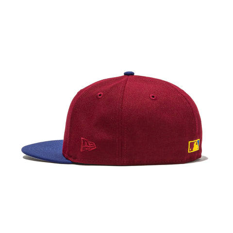 NEW ERA BIG GAME OAKLAND ATHLETICS FITTED HAT (CARDINAL RED