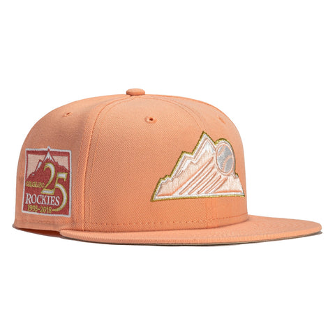 Cap City Exclusive Brown Colorado Rockies All Star Game 7 1/8 Pink UV Hat  Club