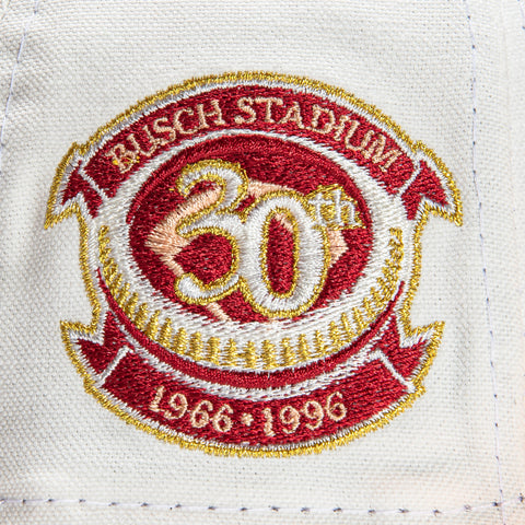 New Era 59FIFTY Monaco St Louis Cardinals 30th Anniversary Stadium Patch Hat - Stone, Peach Stone/Peach / 7 3/8