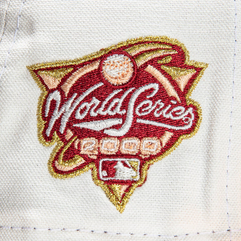 New Era 59FIFTY Monaco Atlanta Braves 1995 World Series Patch Hat - Stone, Peach Stone/Peach / 8