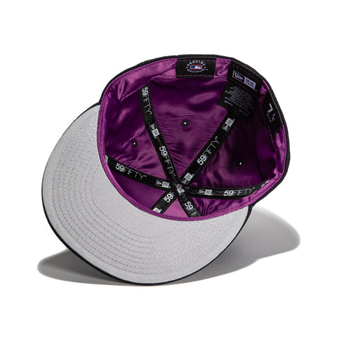New York Yankees 1999 World Series purple cap pink UV NewEra 5950 Fitted  hat