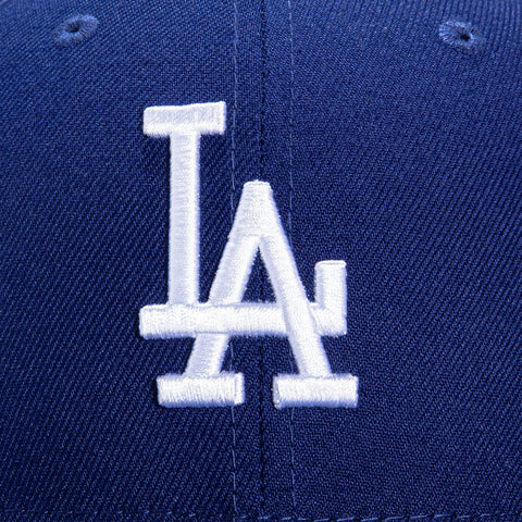 New Era 59FIFTY Silky Los Angeles Dodgers 40th Anniversary Patch Hat - Royal Royal / 7 3/4