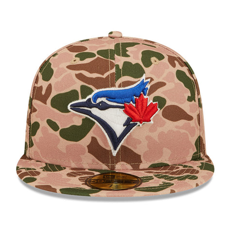 Toronto Blue Jays 1995 World Series New Era 59FIFTY Duck Camo Fitted Hat 7  1/2