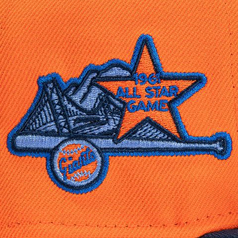 New Era 59FIFTY Orange Crush San Francisco Giants 1961 All Star Game Patch Hat - Orange, Navy Orange/Navy / 7 1/8