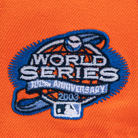 New Era 59FIFTY Orange Crush Miami Marlins 2003 World Series Patch Hat - Orange, Navy Orange/Navy / 7 3/8