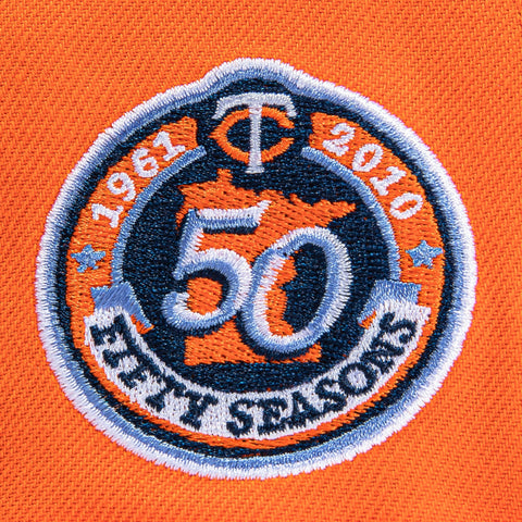New Era 59Fifty Orange Crush Miami Marlins 2003 World Series Patch