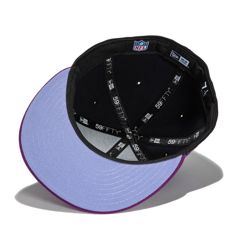 San Diego Padres New Era Logo 59FIFTY Fitted Hat - Grape