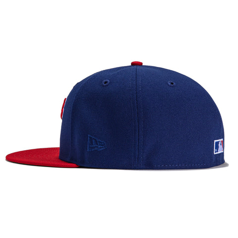 New Era 59Fifty Texas Rangers 50th Anniversary Patch Jersey Hat- Royal