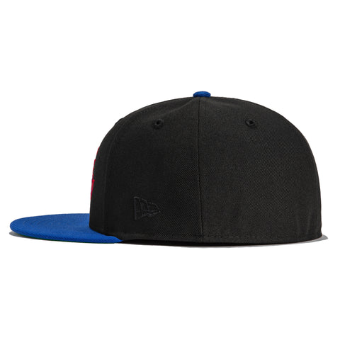 New Era 59FIFTY Buffalo Bills Script Hat - Black, Royal Black/Royal / 7 1/8