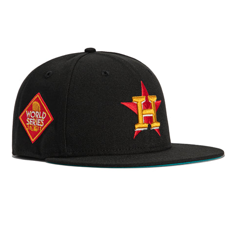 Houston Astros - new era 2017 World Series champions patch fitted hat. 7  5/8