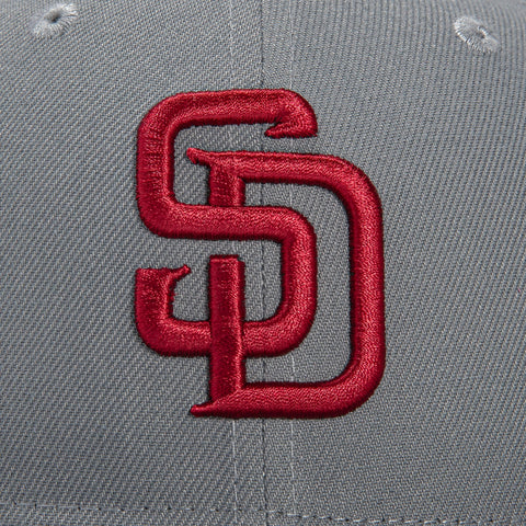 New Era 9FIFTY San Diego Padres Snapback Hat Red Black