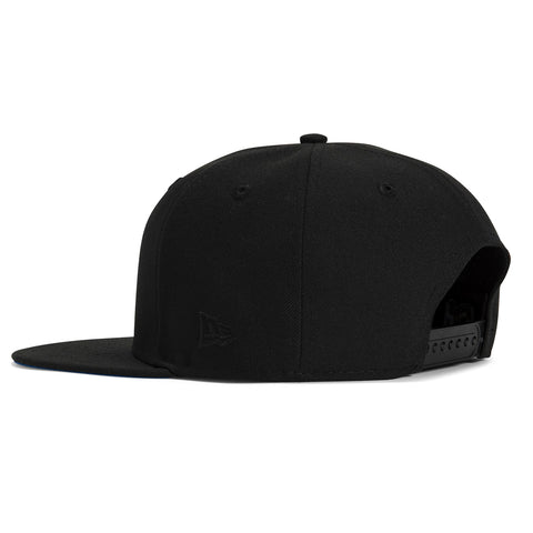 Los Angeles Angels New Era Black & White 9FIFTY Snapback Hat - Black