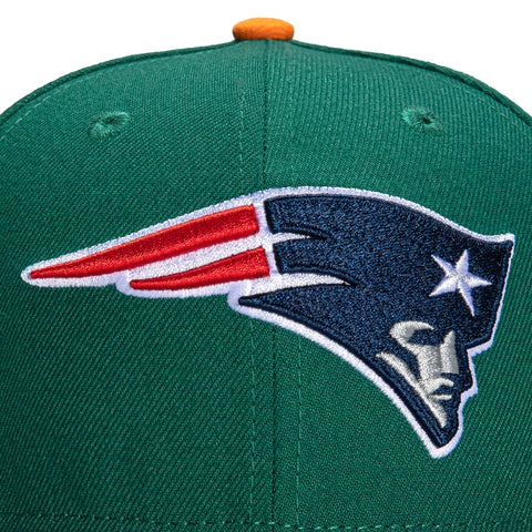 New Era 59FIFTY Electrolyte New England Patriots XXXVIII Super Bowl Patch Hat - Green, Gray Green/Grey / 7 3/8