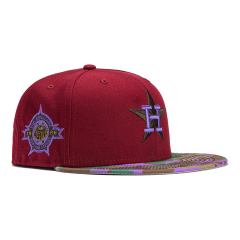 Houston Astros New Era 59FIFTY Fitted Hat - Vegas Gold/Cardinal