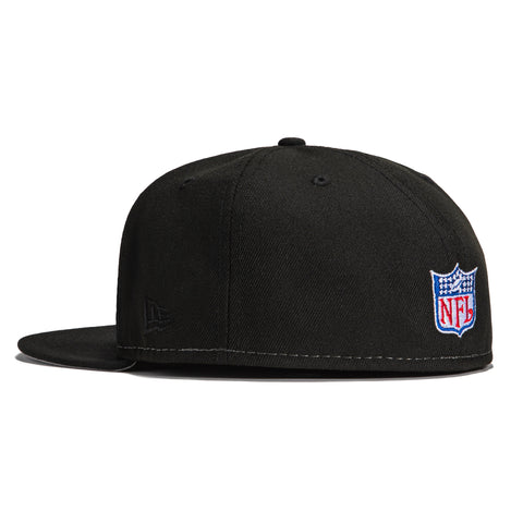 New Era 59FIFTY Sharktooth Kansas City Chiefs 40th Anniversary Patch Hat - Black Black / 7